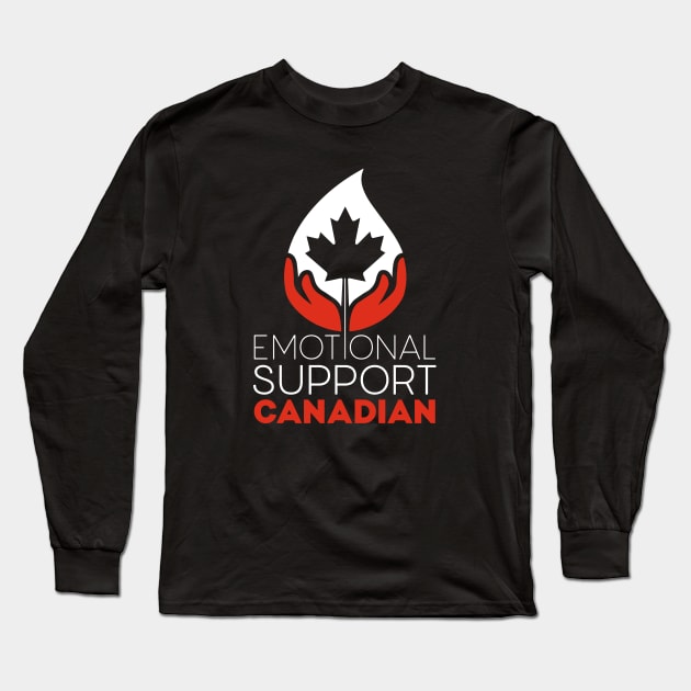 Emotional Support Canadian Long Sleeve T-Shirt by CHNSHIRT